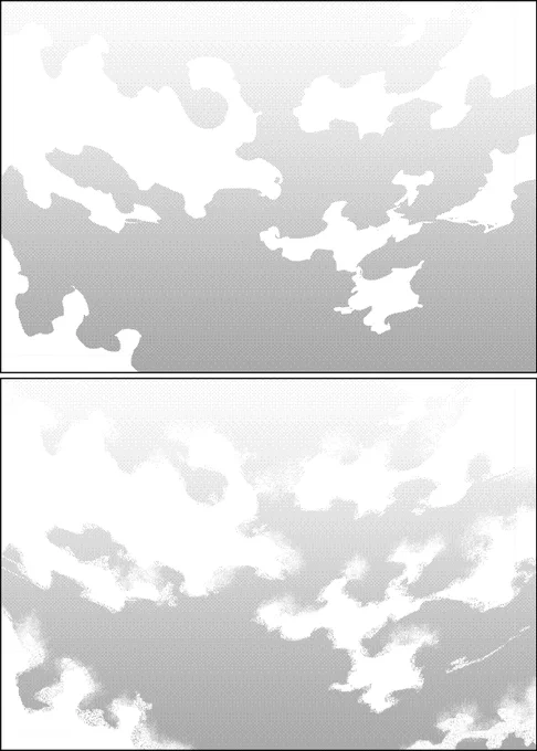 練習
使用素材 ・Hatching_paint1-2ペン ・ありえん深みのある砂目トーン 