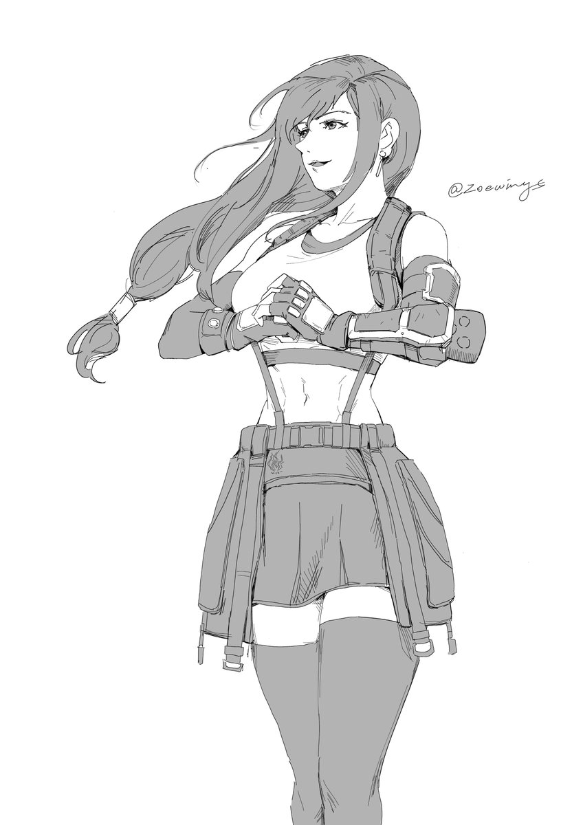 ZoewingsZ's tweet photo. Happy new year and stay strong, she's with you.

(Wish all my Japanese friends are safe.🙏🙏)
#Tifa #TifaLockhart https://t.co/a1sZTEXcfZ