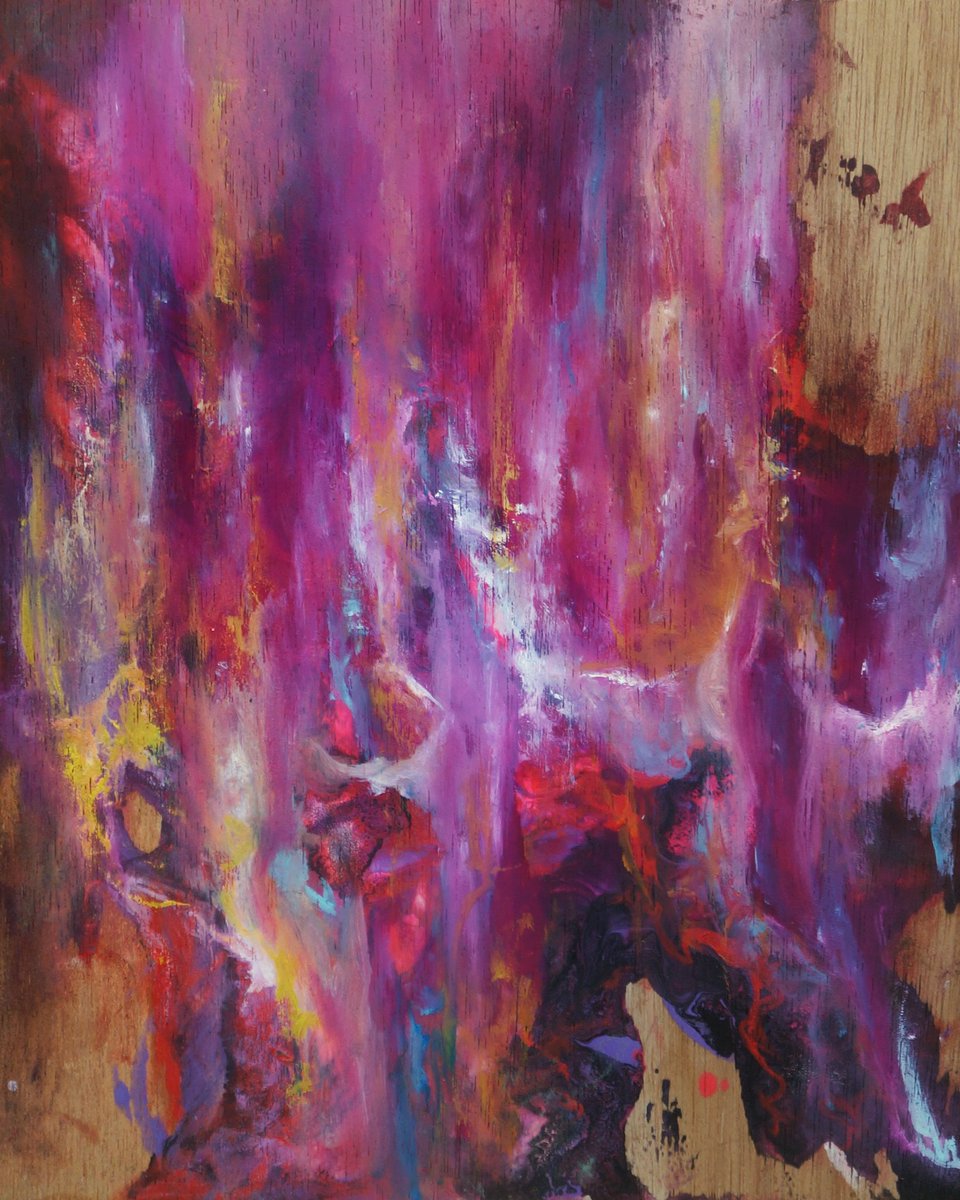 GM ☀️ Happy #TEZOSTUESDAY 

Let's welcome this good morning with open hearts, ready to write a story of a day so beautifully lived that it becomes unforgettable.

"The days we will remember forever"

Acrylic and oil on wood 

🩷🎨