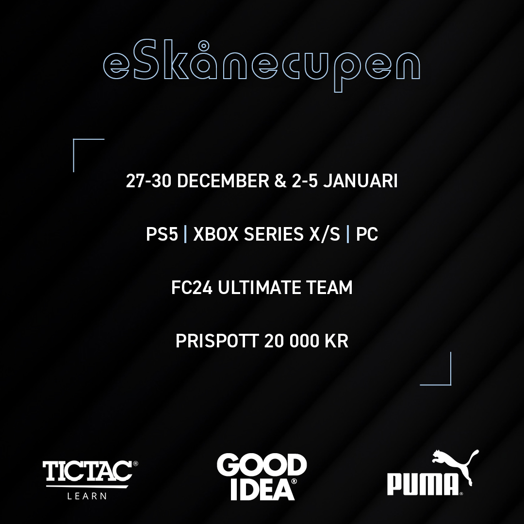 Idag startar eSkånecupens onlineturnering! 🔥

Registreringen öppnar klockan 17:00.

Läs mer här: mff.se/femte-aret-med…