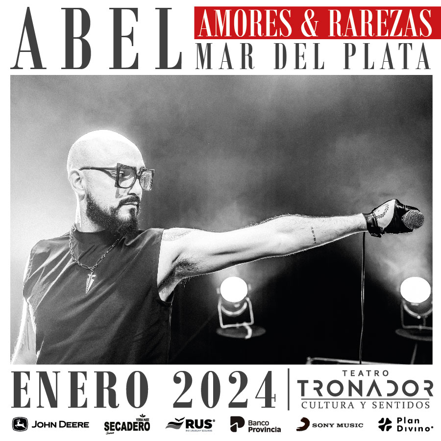 TicketekAr's tweet photo. 💫@AbelPintos presenta "Amores y Rarezas", desde este viernes en #MarDelPlata. Será un recorrido por las canciones más populares de su carrera en un concierto íntimo.

📅Enero
📍Teatro Tronador (Santiago del Estero 1744)

🎫📲Comprá tus #Etickets en  https://t.co/AsDqWLpief https://t.co/QOmuO4n4tr