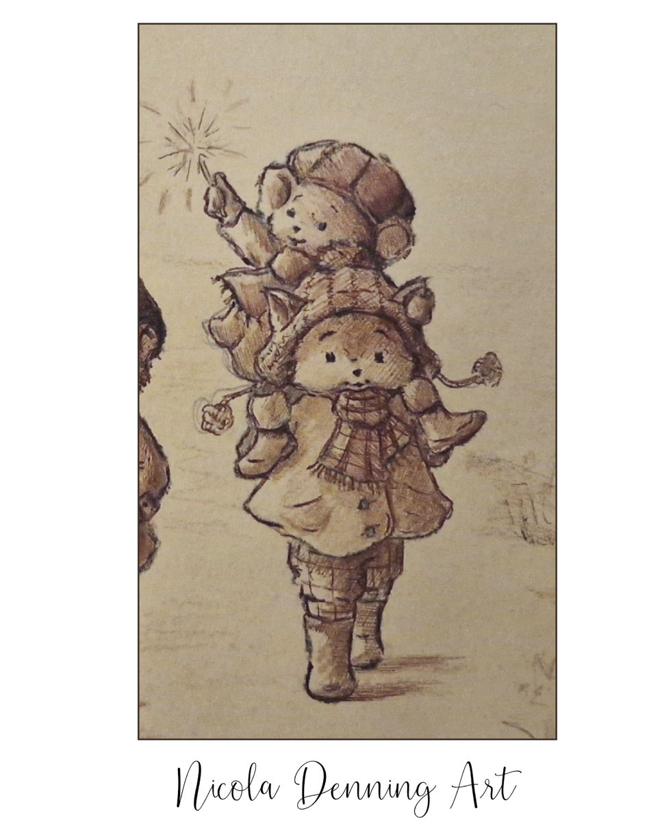 'Joycie and Freddie'. I'm getting closer to how I want them to look. In fact, I think it's almost time to start adding some colour 🎨 🖌. 

Nicola x

@art_denning

#illustrations #artist #novel