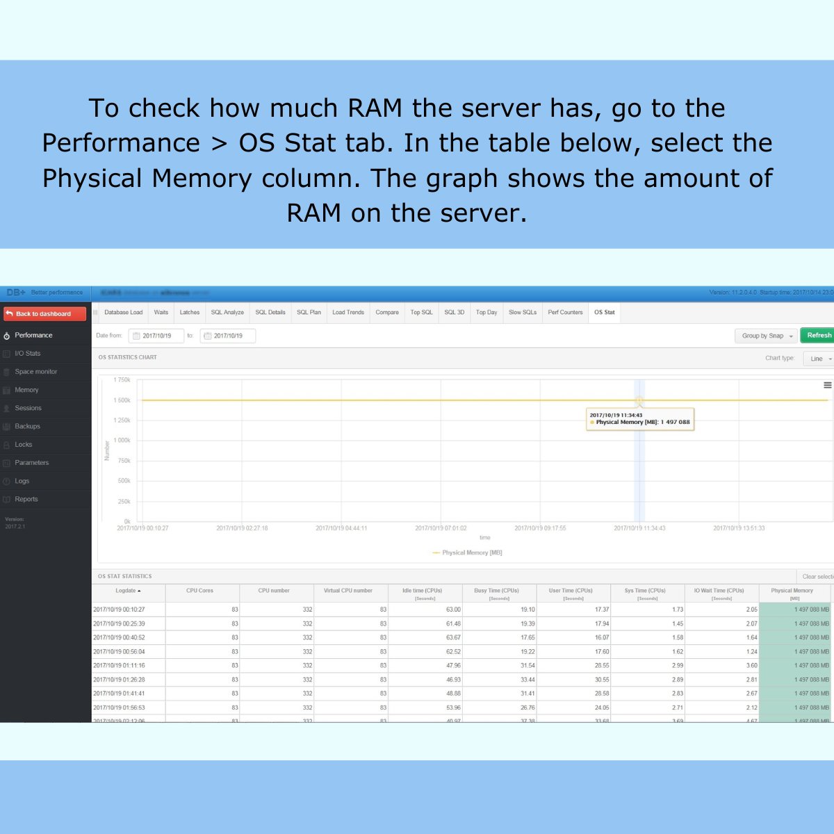 DBPLUS_BP's tweet image. 🚀 Quick Tip for #DBAs: Check your server's RAM allocation to boost your #database performance! 🖥️

#SQLServer #MySQL #Oracle #PerformanceTuning