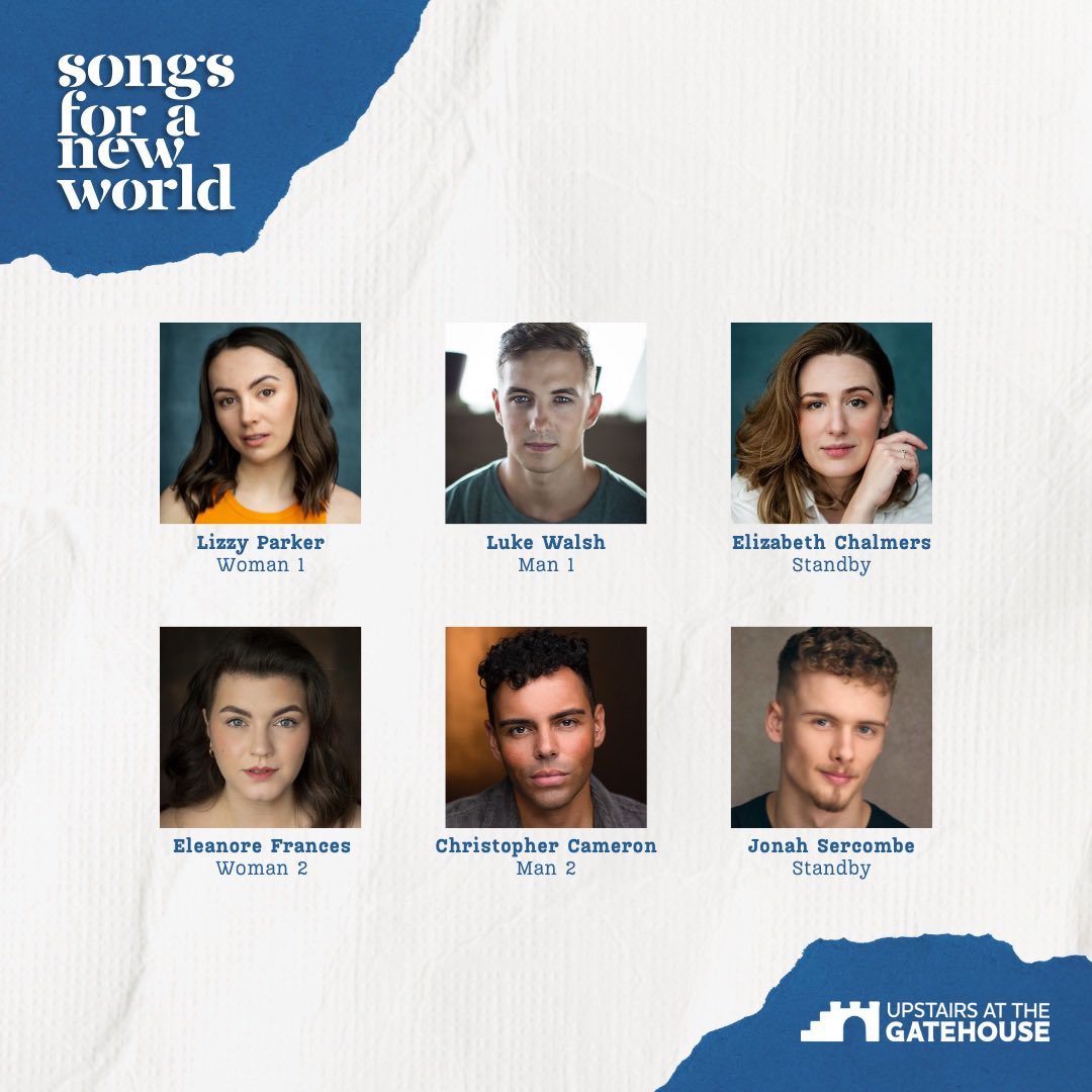 We’re over the (stars and) moon to introduce you to our Songs for a New World cast! 🌎
