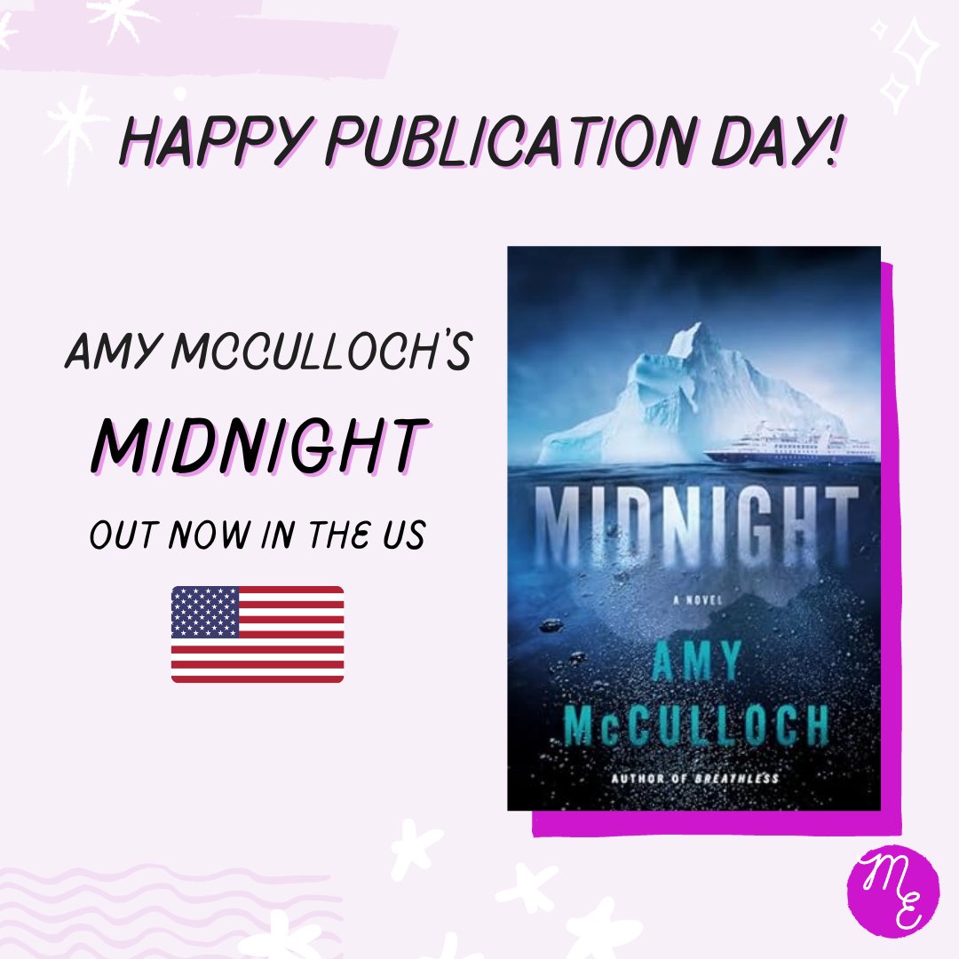 Happy US publication day to @amymcculloch and her pulse-pounding thriller, MIDNIGHT! ❄