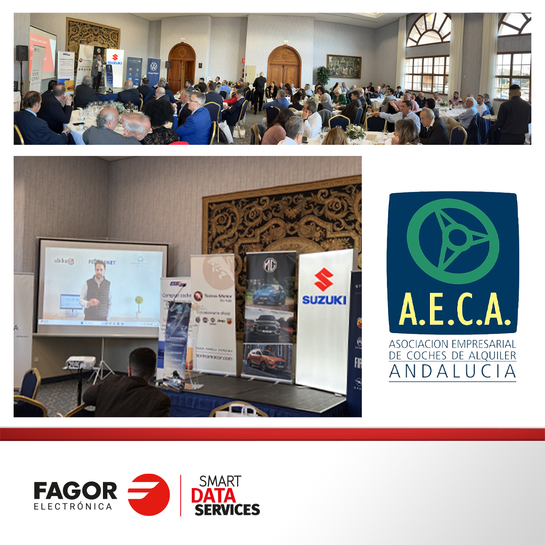 fagorsmartdata's tweet photo. 🌟 Momentos destacados sobre nuestra participación en la 61ª edición de AECA. Fue un honor ser parte de este evento que impulsa la innovación y la colaboración en la industria del alquiler de vehículos.
¡Gracias a @AECARENT  por esta experiencia! 
#SmartDataServices #FlotasNet https://t.co/Pzr9L6l8Wt