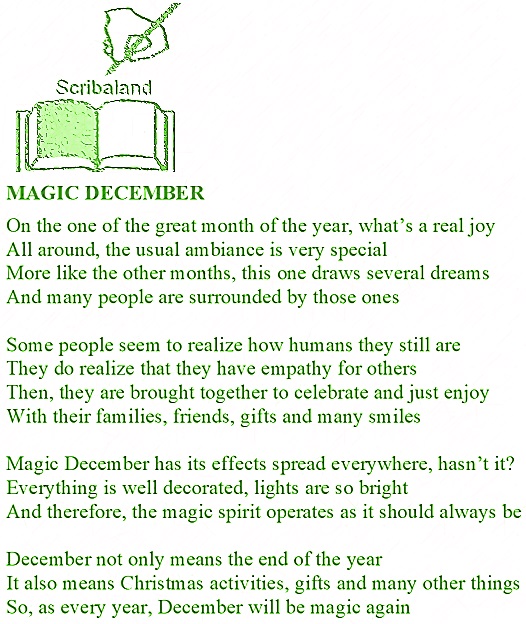 scribaland's tweet photo. #Scribaland MAGIC DECEMBER
The secret of this month unlike another? #christmas #novellists #writers #writing #literacy #audible #secret #magicdecember #magic #december #noel #month #songwriter #songwriters #songwriting #speech #speeches #speechwriter #speechwriters #speechwriting https://t.co/bEmh6GaoFU