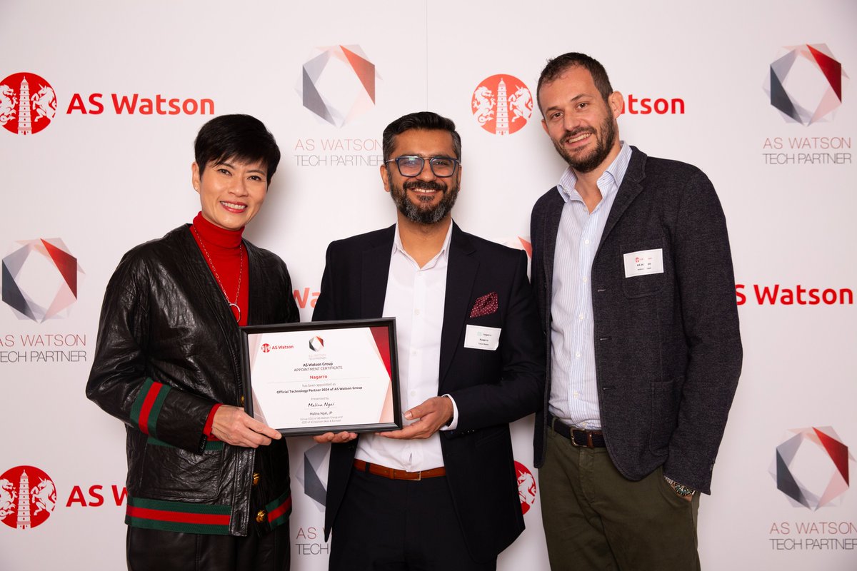 Fantastic news: #Nagarro has been named an official tech partner for 2024 by #ASWatson, the world’s largest health &amp; beauty retailer!
As we enter the 4th year of our partnership, we thank them for their continued trust. To more smiles &amp; digital success in 2024!
#FluidicEnterprise