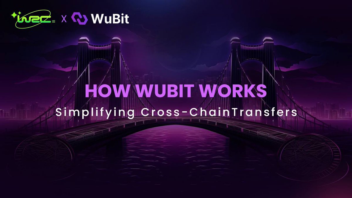WEC_Metaverse's tweet image. ⚡️Unlocking the magic of cross-chain transfers with WuBit!

✨ Explore the simplicity behind seamless transactions across different blockchains. 

#WuBit #CrossChain #Blockchain #Web3  #WEC

🔗 x.com/wec_nft/status…
