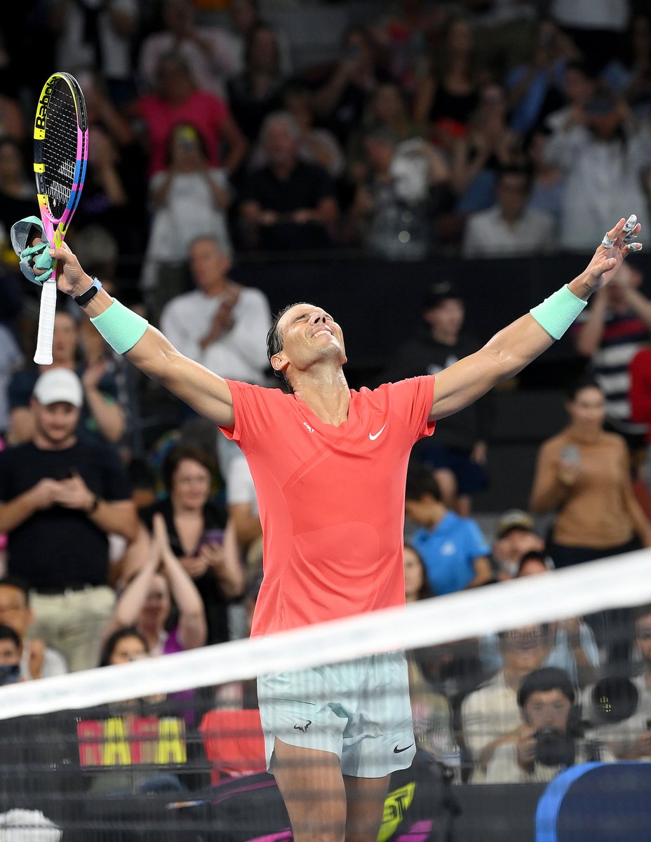 La felicidad que nos produce ver esta imagen.

Gracias por no dejar de intentarlo, Rafa ♥️