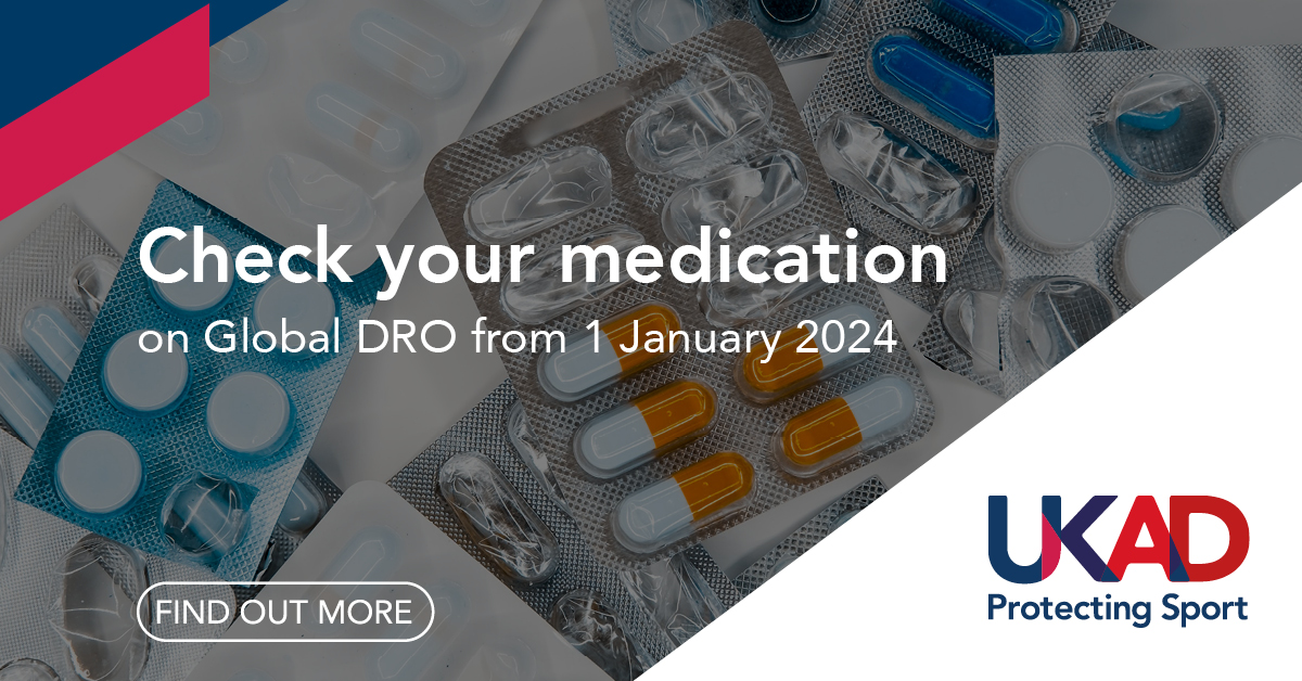 ❗The 2024 Prohibited List is now in effect, including the ban of tramadol in-comp.

Use Global DRO to search the anti-doping status of your medication 
➡️ brnw.ch/21wFK2p

Athletes should always remember to check medications, before using them.

#SearchCheckApply