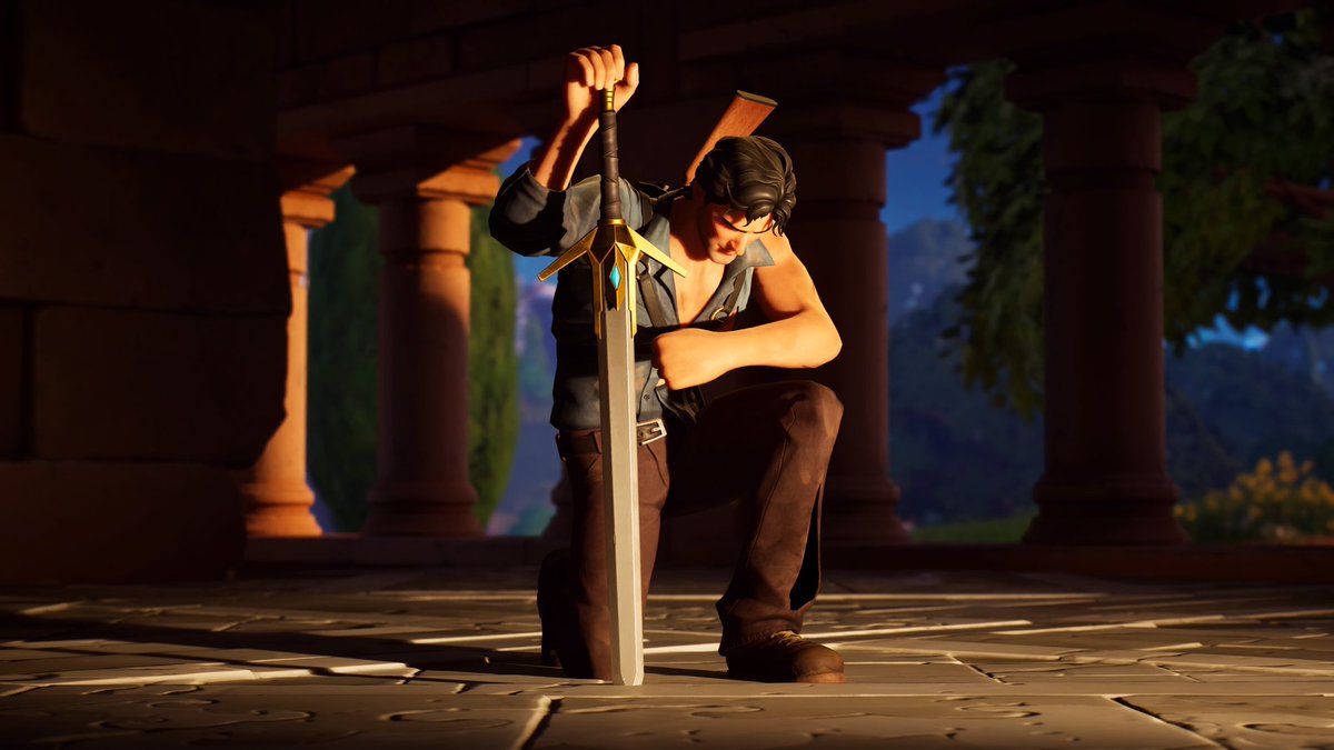 NitroSpidey's tweet photo. “Groovy.”
Got some shots of the legendary Ash Williams! #EvilDead #AshWilliams #AshySlashy #Fortnite #Fortography https://t.co/AJYavtWpsI