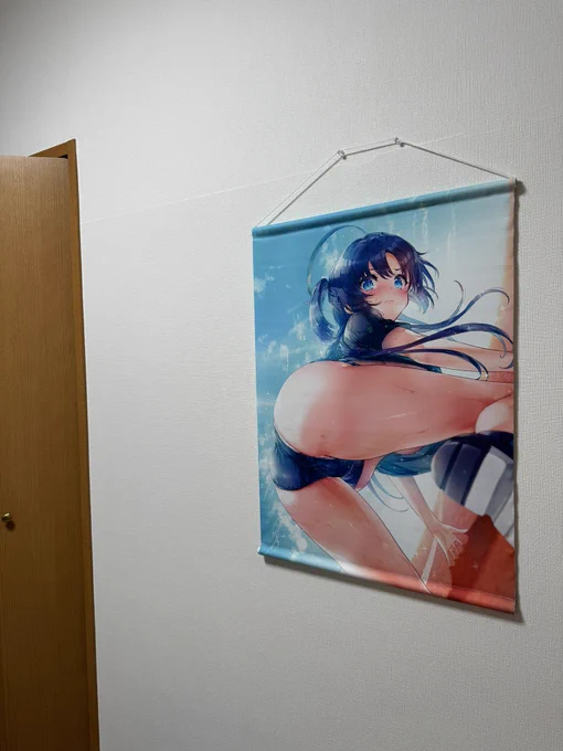 Hisasi先生のタペストリー飾ったー ユウカのデカケツエロいぜ……