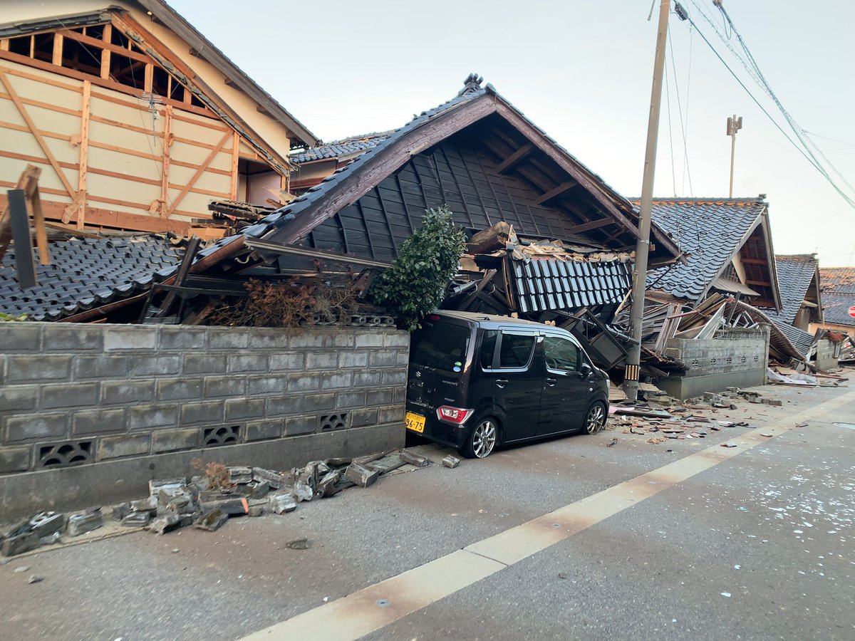 珠洲市　蛸島　支援届かず大変です
町がほぼ全壊状態です
拡散協力お願いします