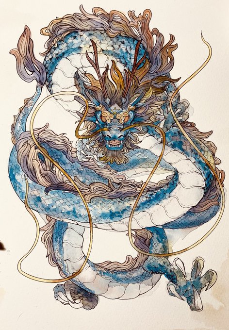「eastern dragon scales」 illustration images(Latest)