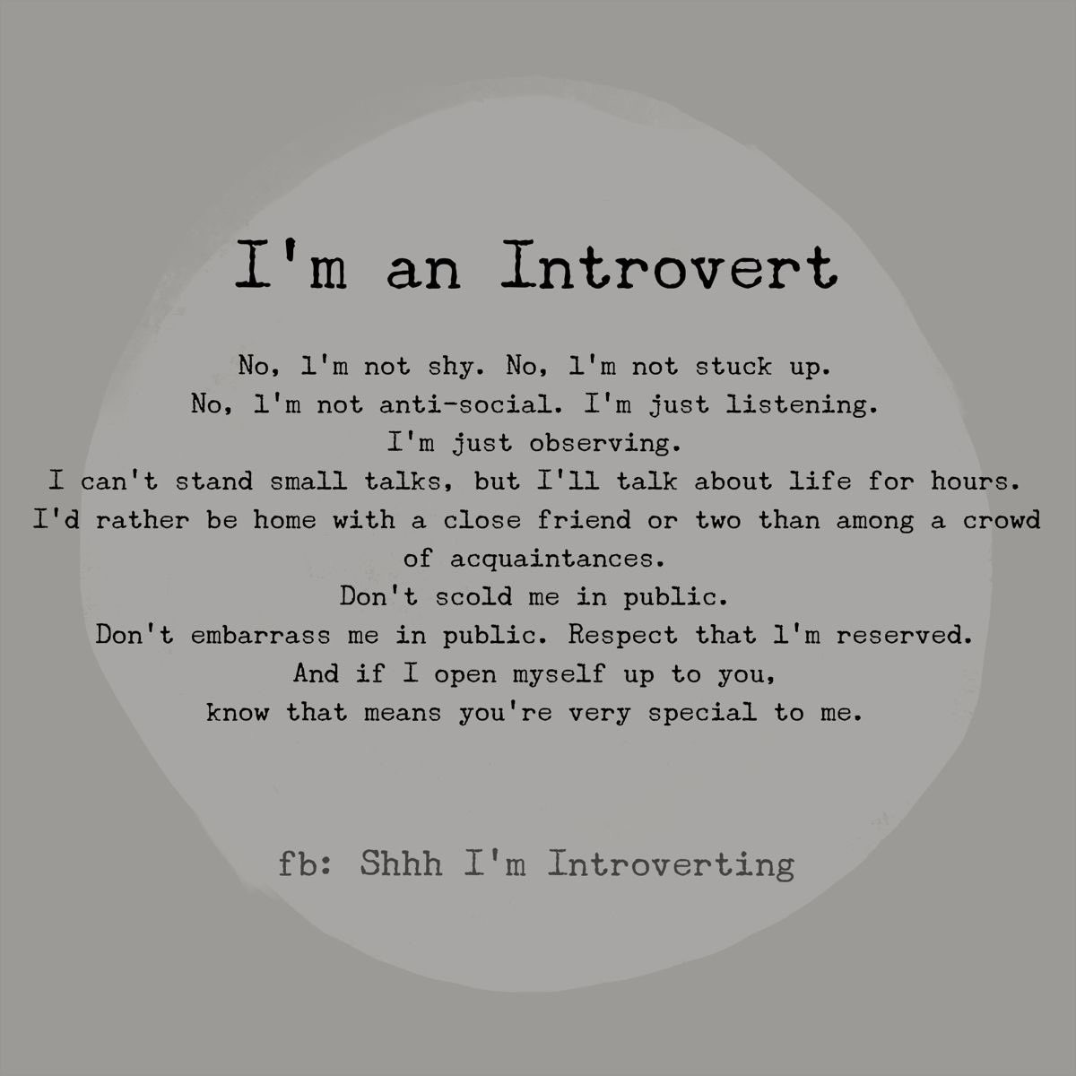 #WorldIntrovertDay