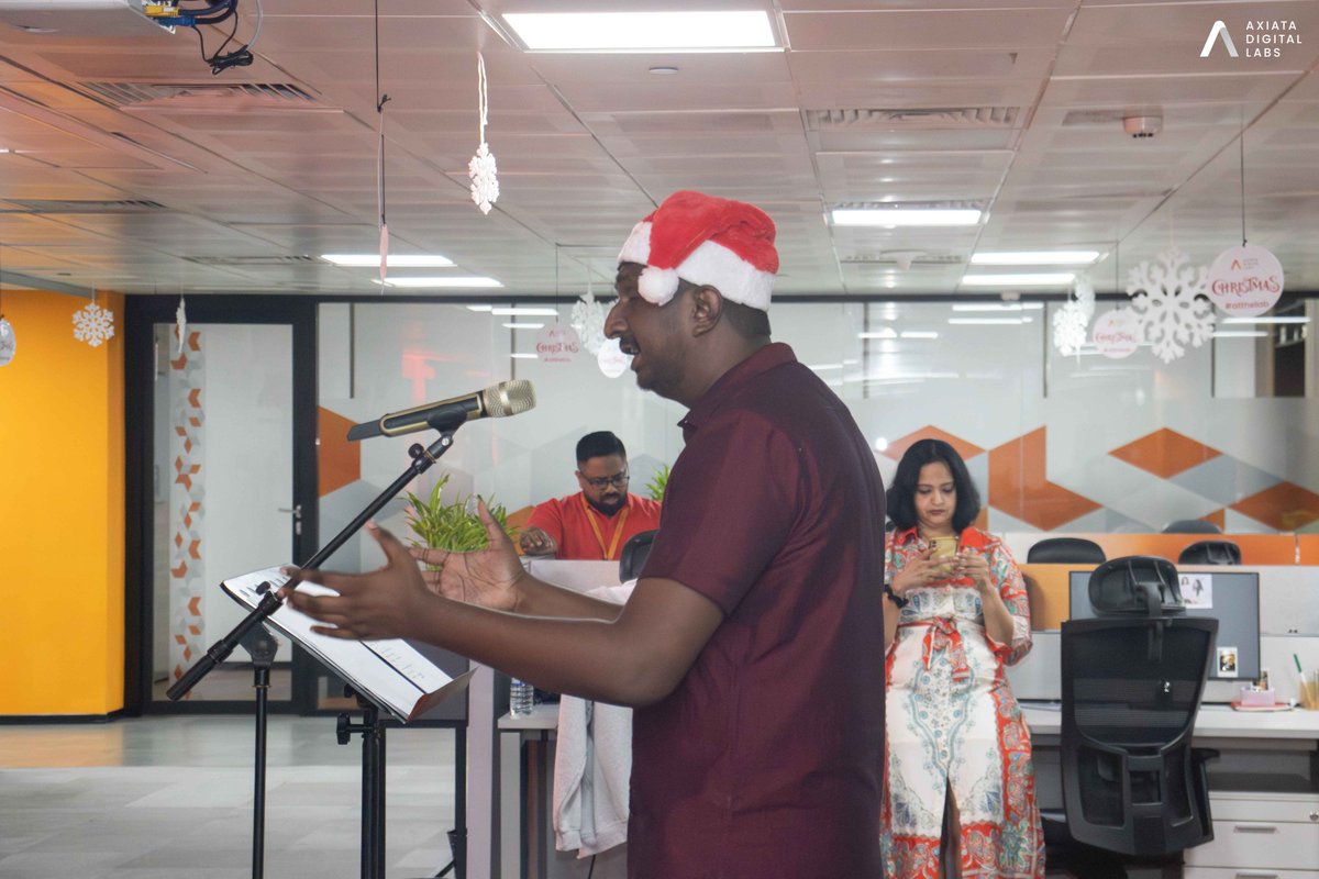 ADL_atthelab's tweet photo. What added the #Jingle to your #Merriment this Holiday #season?
Here’s how we #lit this festive spirit #atthelab with our #dynamic team of individuals, #pulsating the holiday cheer with an eve of nightless melodies of #Christmas carols and all time’s favorite #Secret Santa! https://t.co/MePQVgczfQ