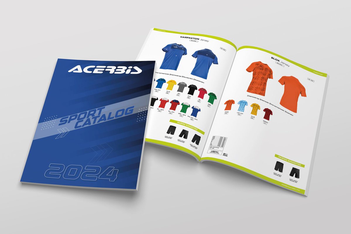 AcerbisSportUK's tweet photo. New Acerbis Sport 2024 Catalogue now available!

https://t.co/PXgXe0H3YZ?

#Acerbis #Acerbissport #AcerbisSportUK #TeamAcerbis #TeamwearSupplier #football #basketball #padel #running #Rugby #handball https://t.co/iOx8Tf2eAN