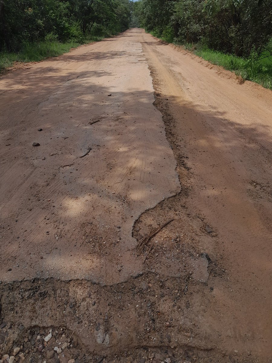 This road leads to chibhero Agricultural college or Sandringham high school. It was once tarred by Ian Smith and zanu led gvt turned it into a gravel road. Corruption  and mismanagement  affects us all.