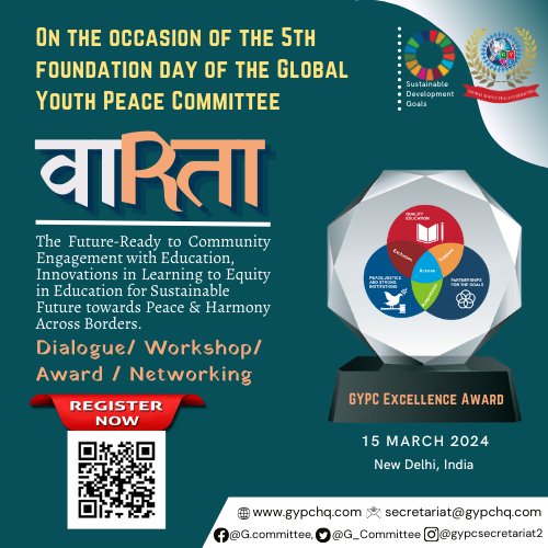 G_Committee's tweet image. Transforming education with a sustainable community revolution, you might want to join a “वाRता” that reflects your goals, values, and innovations 
Join us on 15 March 2024 by clicking on the link below:- 
forms.gle/7m2btdmpCTJPUP…