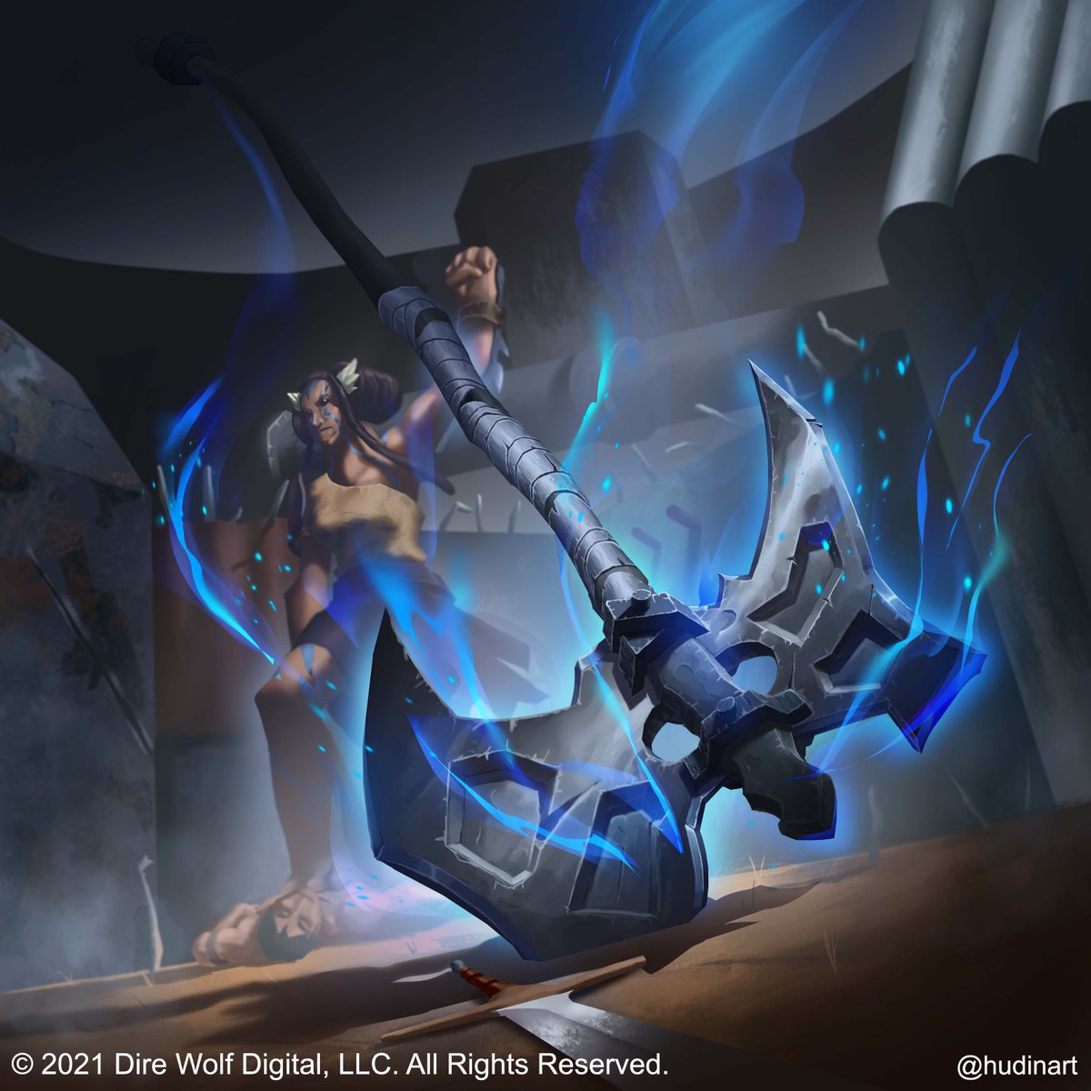 Hudinart's tweet image. Hi! once again, I&apos;m on job hunting.
I  have been working with fantasy art for rpg books, cardgames and  boardgames for 6 years and I&apos;m looking out for new job opportunities. Let me know if you have anything to me and please, share to help me