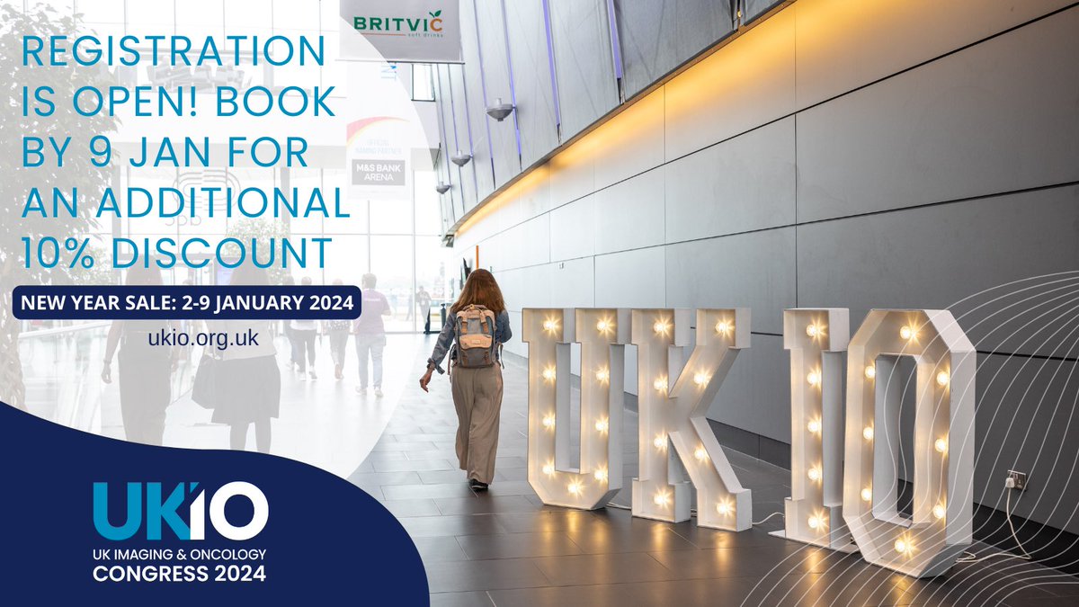 Registration for UKIO 2024 is officially open & we're welcoming in 2024 with a New Year sale. From today until 9 Jan there is a further 10% off the already discounted earlybird fees. Book at bit.ly/3RKcSu7 by 9 Jan for exceptional value for money CPD