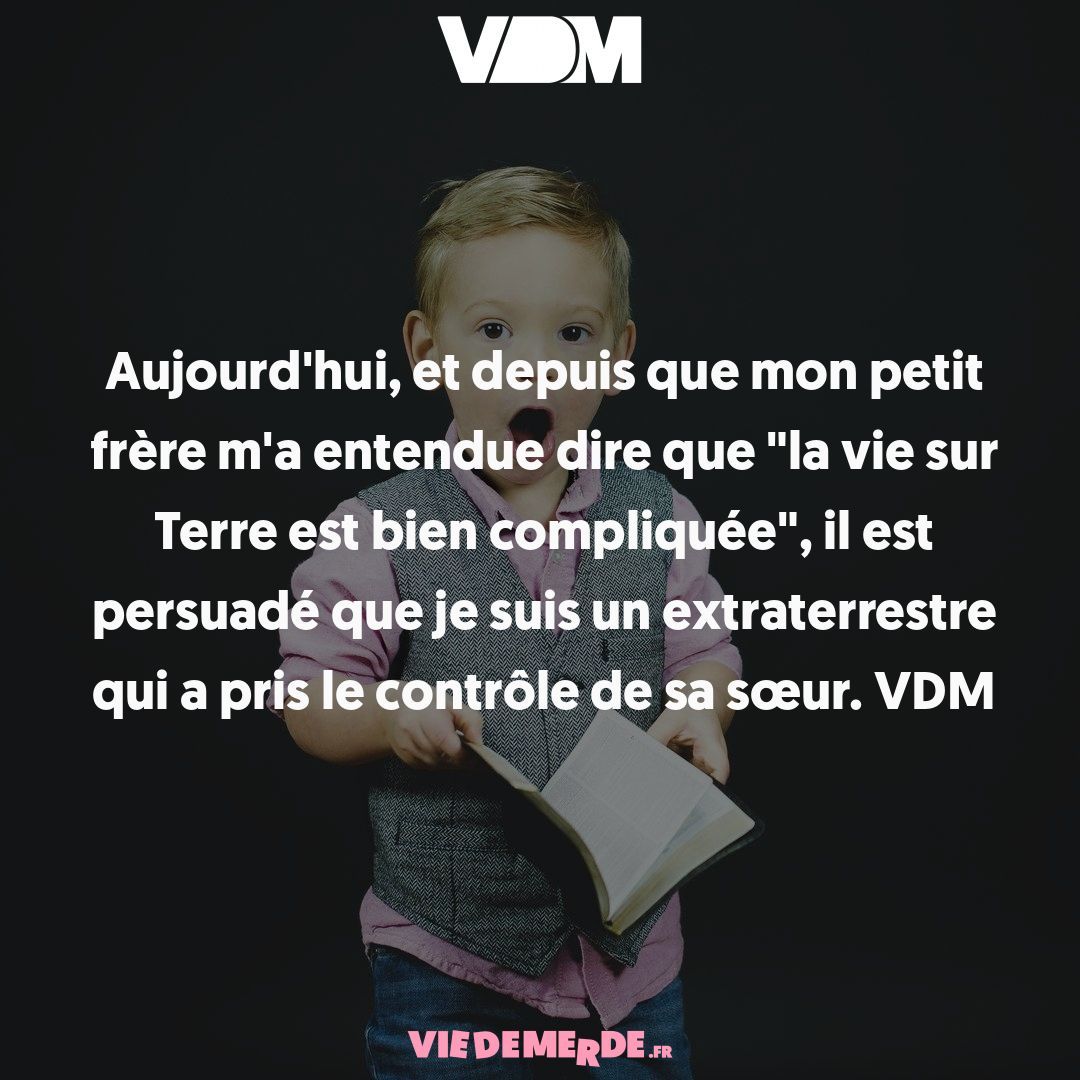 Postez vos VDM les plus drôles ici : viedemerde.fr/?submit=1 et/ou téléchargez notre appli officielle - viedemerde.fr/app