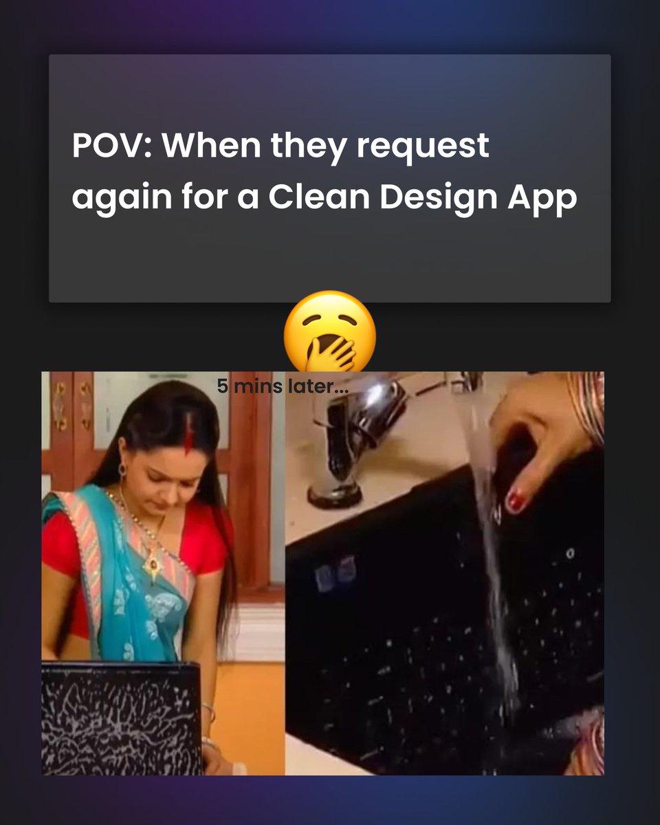 designerrs_acad's tweet image. Channeled my inner Gopi Bau, decided to give the pixels a spa day, and bam—clean design app achieved!

I&apos;m now officially the Zen Master of Clean UI Design. 🧘‍♀️🎨

How do you make your design Clean?
Comment Below!! 🔽

#gopibau #sathnibhanasathiya