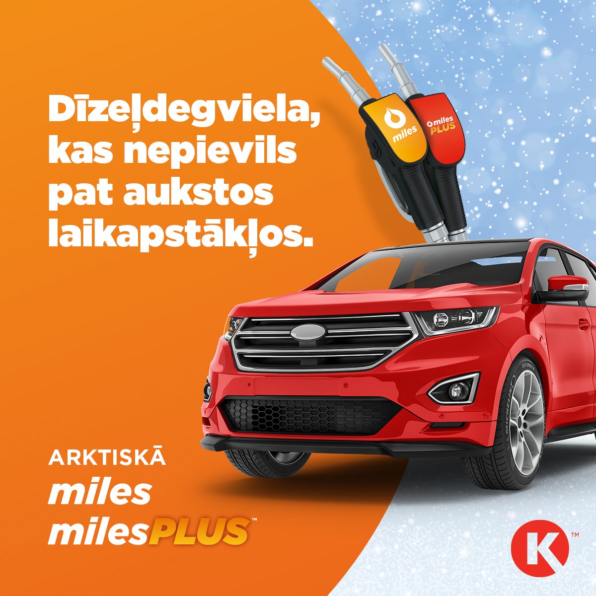 Vai ziemai esi gatavs?❄️ Lai arī mēs nevarēsim parūpēties par pasakaini baltu ziemu, mēs garantēsim, ka savu auto piedarbināsi arī ziemas spelgonī.

⛽ Izvēlies arktisko miles vai milesPLUS dīzeļdegvielu un dodies ziemas ceļā bez raizēm!
circlek.lv/degviela-miles…
