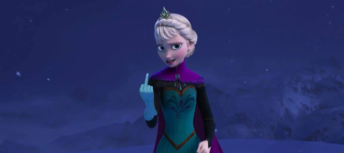 Hey <a href="/Disney/">Disney</a> here's what I think of you trying to remove the character that made Frozen popular from the series
