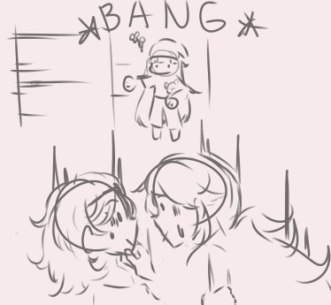 MintiGum's tweet photo. The cutest cockblock. #art https://t.co/HTrlFbzHe7