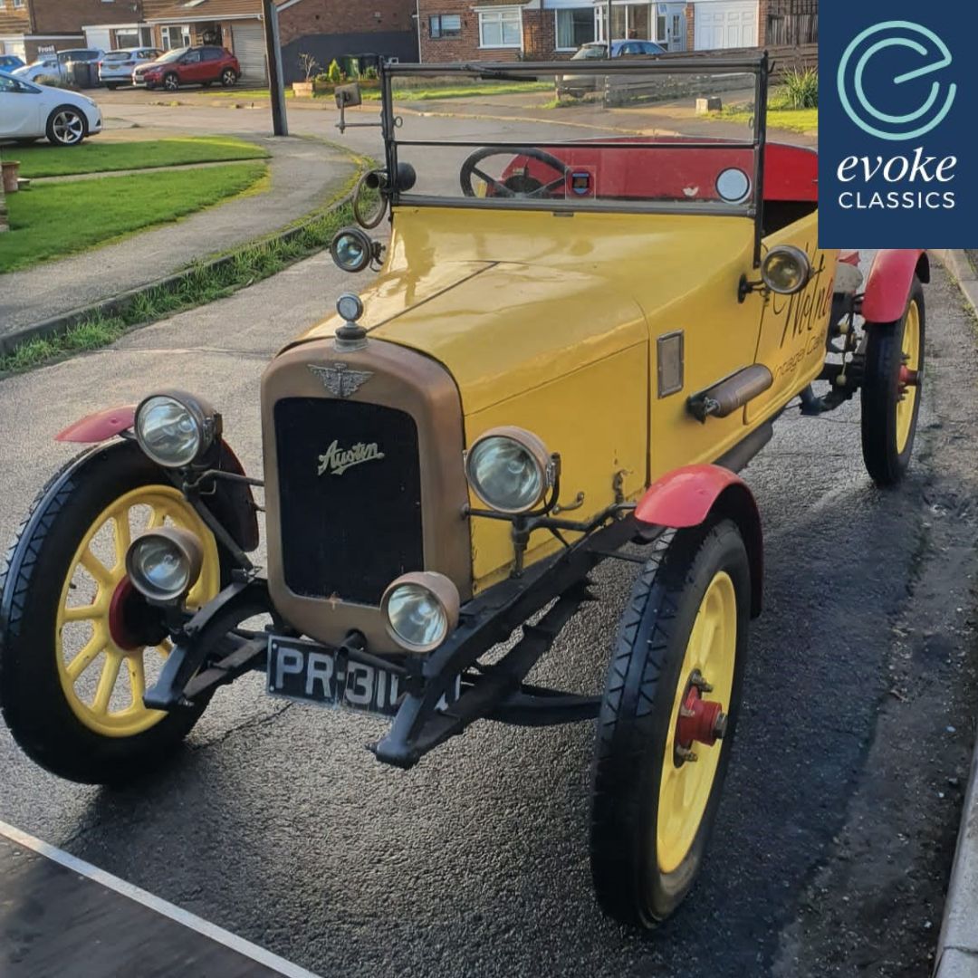 EvokeClassics's tweet photo. LIVE AT AUCTION
1924 Austin 12 Boat Tail
https://t.co/QbwtufgG1y
+ Charming, Charismatic, Captivating
+ Private plate valued at £2,500
+ Drum brakes
+ Electric start
+ Private plate valued at £2,500 included in the sale
#Austin12 #BoatTail #ClassicAustin https://t.co/NNXs8c8l3g