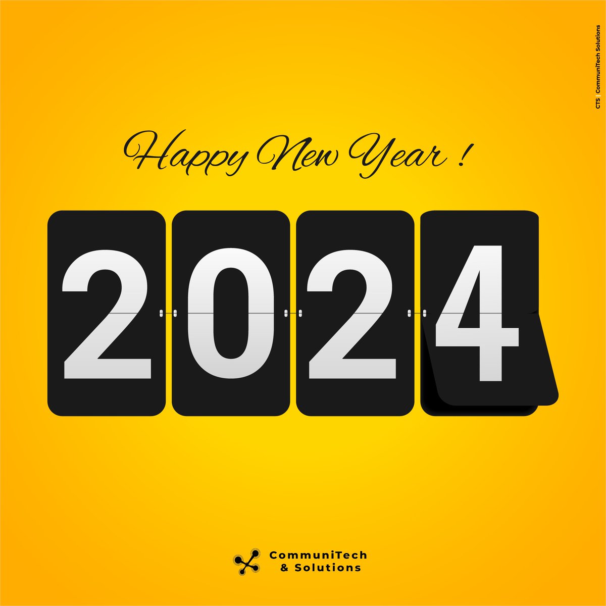 CommuniTechS's tweet photo. Que notre créativité continue de tisser des liens uniques et que chaque projet soit une symphonie harmonieuse. Merci de faire partie de notre histoire, et que 2024 soit une année où vos rêves prennent vie. #BonneAnnée #NouvelleAnnéeNouvellesPossibilités Team #black_and_yellow🖤💛 https://t.co/1O4VGFPUWa