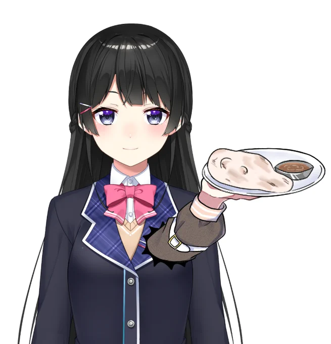 体内からナンを差し出す文野環です #みとのアクセ
