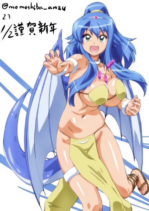 あけおめ絵を描きました、辰年なのでイルククゥを。
今年もよろしくお願いいたします。 