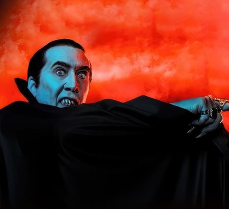 UnaRomanos's tweet photo. 1 - #Renfield 6/10.
2023 🇺🇸 93 min.
#comedia #vampiros #sangrienta
#Movistarplus 
Dir: 
#ChrisMcKay 
Act:
#NicolasCage (Drácula)
#NicholasHoult (Renfield)
#BenSchwartz
#Awkwafina 
Trailer: https://t.co/UzwHozIxpQ

Lo mejor con diferencia es la interpretación de Nicolás Cage. https://t.co/4MQTQTUvoM
