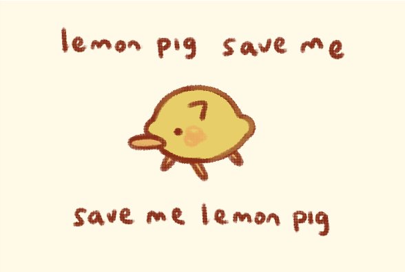 lemon pig . . .
