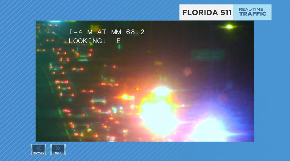 CRASH blocking 2 right lanes of I-4 east at SR-535. #News13Orange