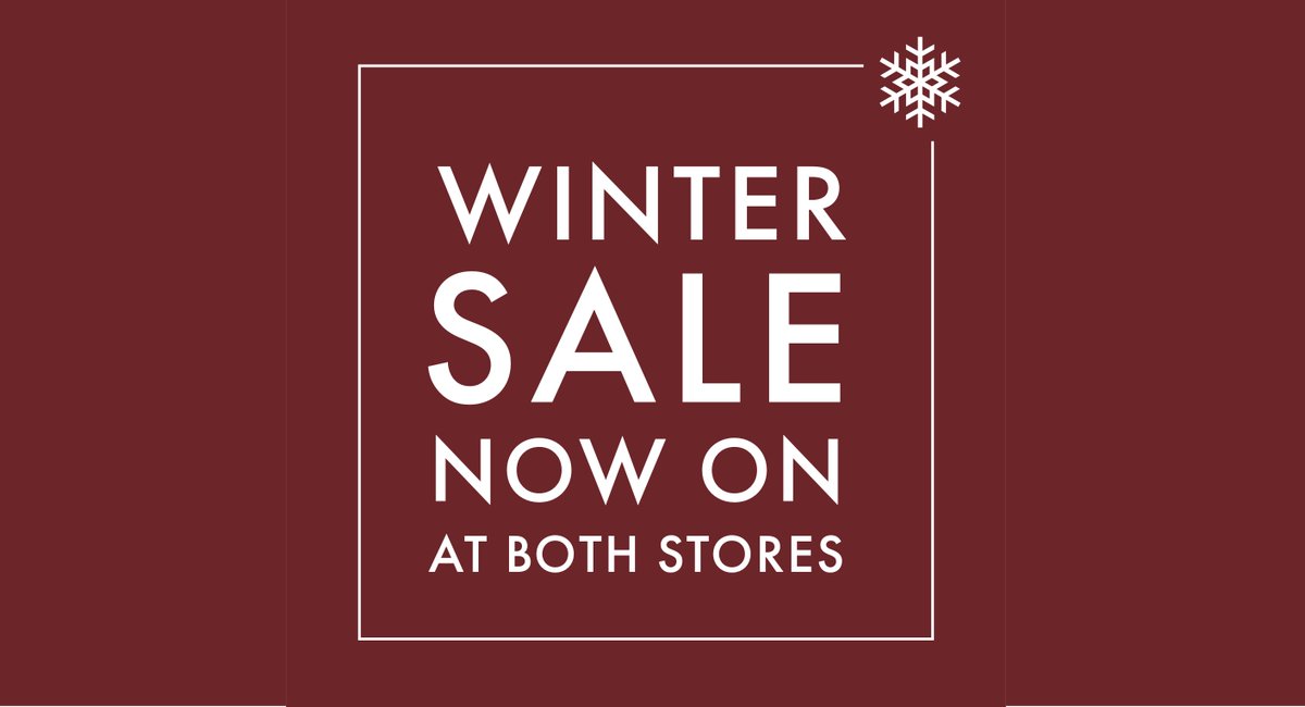 Our Winter Sale is now on across both our High Street Store and Barkers Home! ❄️