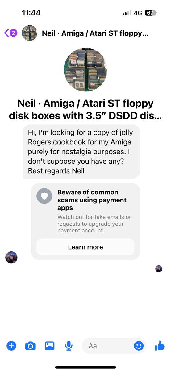 I too like to solicit terrorist material from strangers on FB marketplace 🥴 #amiga