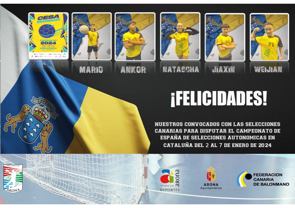 Hoy inicia el #Cesa2024CAT  y este año tenemos a cinco de los nuestros en el "ajo", les deseamos que lo disfruten a tope y que el 7 de Enero tengan un buen recuerdo para el resto de sus vidas.