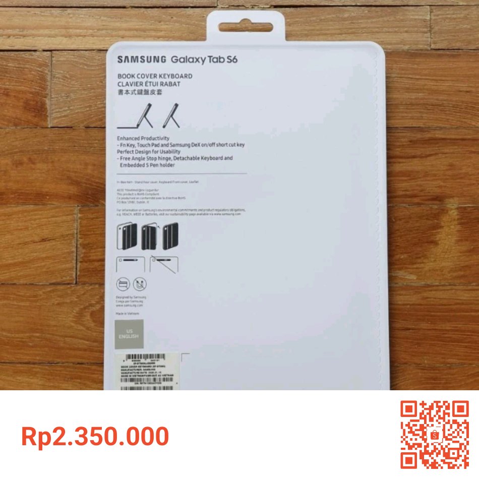 ahadtijarah's tweet photo. Samsung Galaxy Tab S6 10.5 inch 2019 Original Asli Book Cover Keyboard Rp2.350.000 https://t.co/Z8EI0NuRUc #ShopeeID
#tablet #tabletpc #komputertablet #tabletkomputer #Tabletcomputer https://t.co/ek7PietmAr