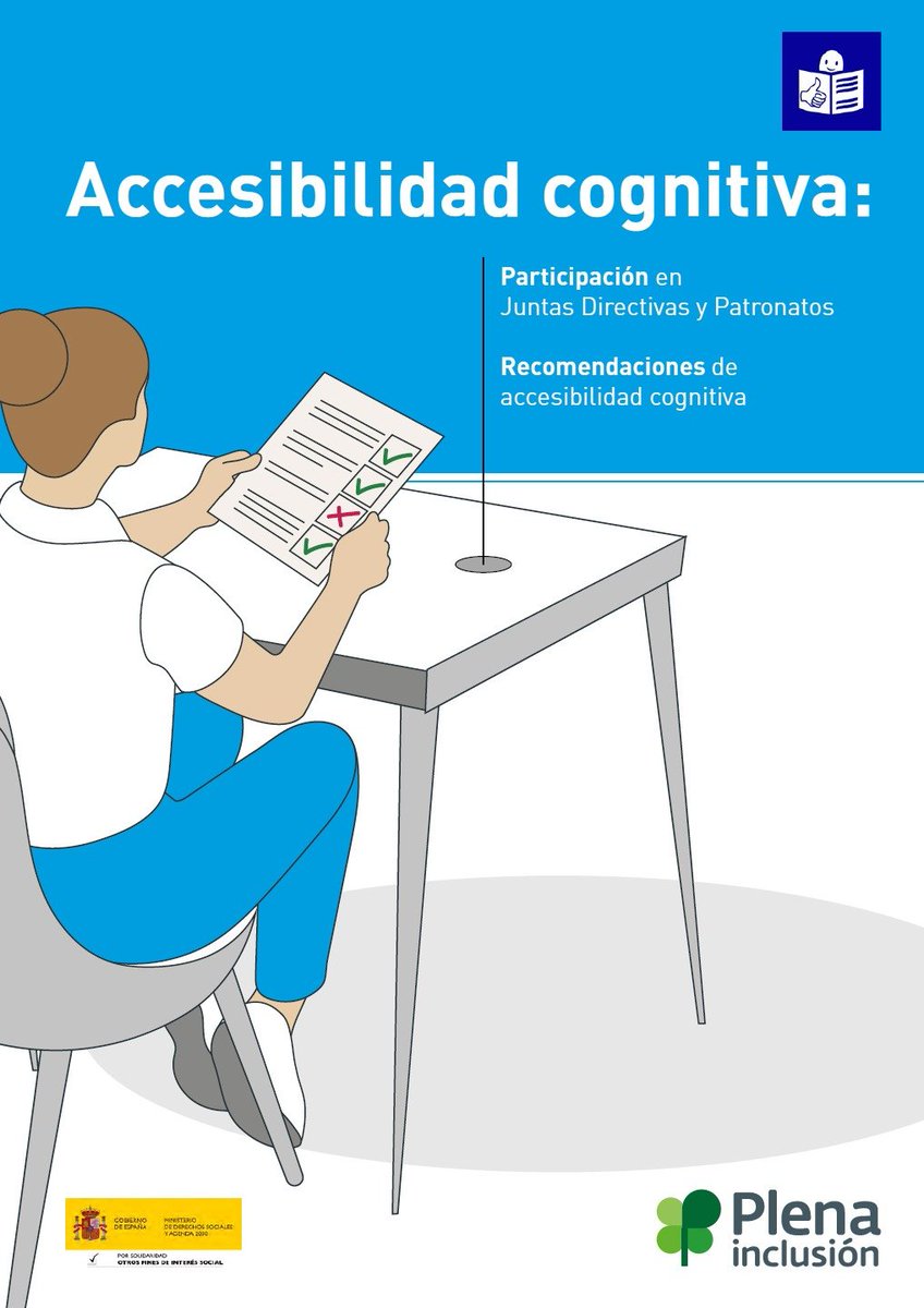 PUBLICACIÓN | Participación en Juntas Directivas y Patronatos. Recomendaciones de accesibilidad cognitiva. Lectura fácil 📘 Descarga plenainclusion.org/publicaciones/… #ElPoderDeLasPersonas #LecturaFácil