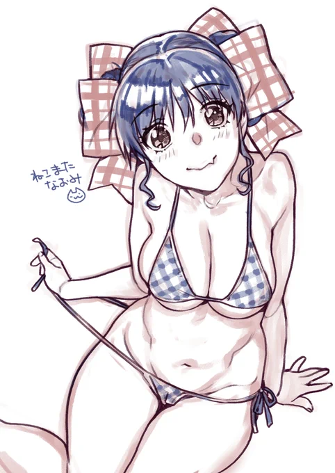 Skeb絵 同級生2 鳴沢唯同級生はゲームはやったことないんですけど竹井正樹絵が好きすぎて原画集買ったので… 