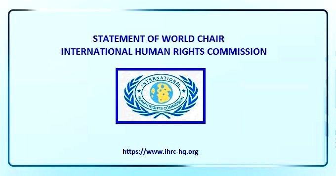 AmbassadorAminK's tweet photo. I am deeply saddened by the devastating earthquakes in western Japan.

My thoughts are with the families who lost loved ones in Ishikawa &amp; all those affected.

International Human Rights Commision stands in solidarity with Japan. We extend our heartfelt condolences, @kishida230. https://t.co/RP4MnLXgsc