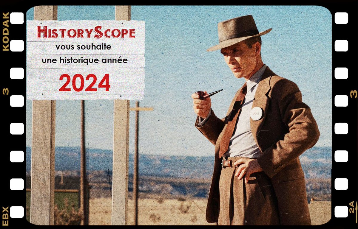 HistoryScope's tweet photo. #Historyscope vous souhaite une historique année cinématographique riche en découvertes et en émotions !
📽  🎞  🏰 ⛩️ 🛖 
#Histoire #Cinéma #Serie https://t.co/FICSIkgdQc