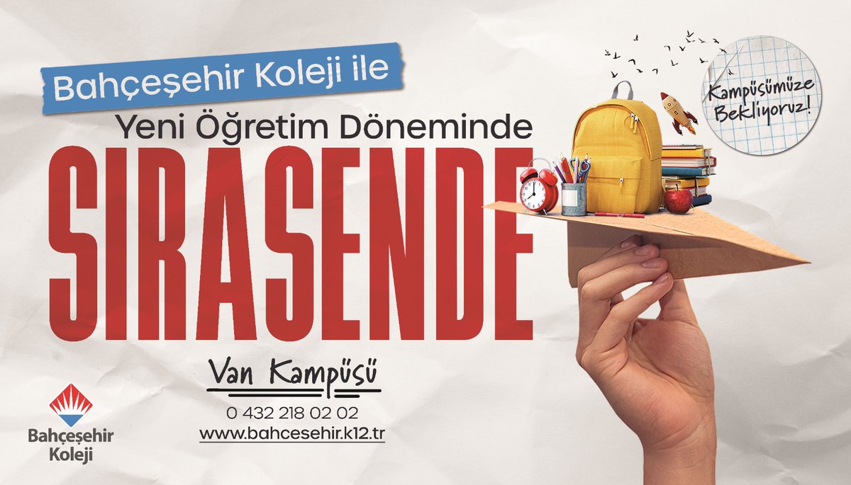 2024- 2025 dönemi erken kayıtlarımız başlamıştır. Van Bahçeşehir Koleji ile 
#sırasende