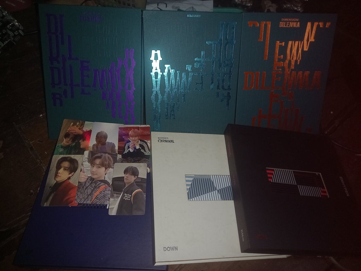 บั้มเปล่าบางบั้มมีตำนินะคะ 
ของครบ(ยกเว้นการ์ด)
แท้ค่ะ 
มีของแถมให้จำนวนจำกัด
190-150 ลดได้ค่ะ
ขอคนที่รับได้นะคะ
สนใจตัวไหนทักมาสอบถามได้เลยนะคะ
#ตลาดนัดENHYEPN  #อัลบั้มเปล่า   #ตลาดเอนไฮเพ้น   #อัลบั้มเปล่าenhypen #การ์ดenhypen 
การ์ดมีซองใส่ให้บางใบนะคะ