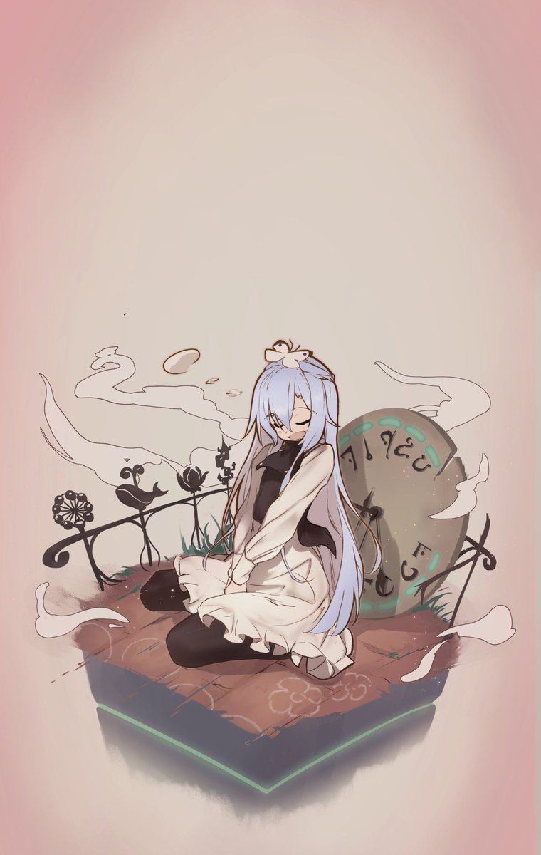 「スマホの背景にしたかったので上に伸ばしたよ。かわいいね。DLご自由にどうぞです。」|コーテー音⚰のイラスト