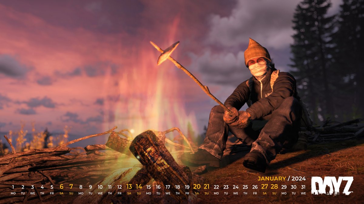 DayZ's tweet image. 📅What stands out as your most cherished moment in DayZ in 2023?
Great adventures await in 2024; our new wallpaper is here to warm your heart! 👇
With the calendar: data.bistudio.com/dayz/img/DAYZ_…
Without the calendar: data.bistudio.com/dayz/img/DAYZ_…
Mobile: data.bistudio.com/dayz/img/DAYZ_…